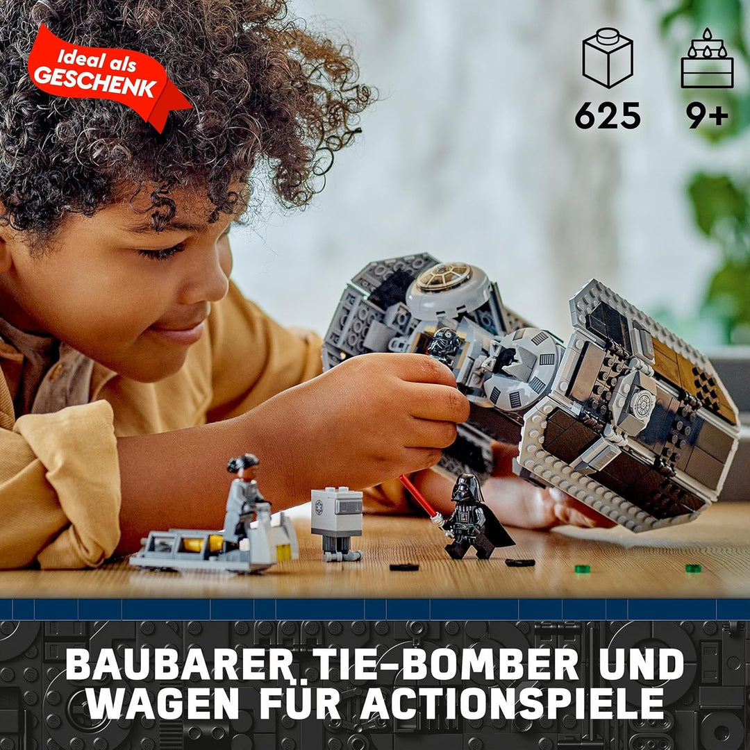 LEGO Star Wars TIE Bomber Modellbausatz mit Darth Vader Minifigur & 10914 DUPLO Deluxe Steinebox Bun