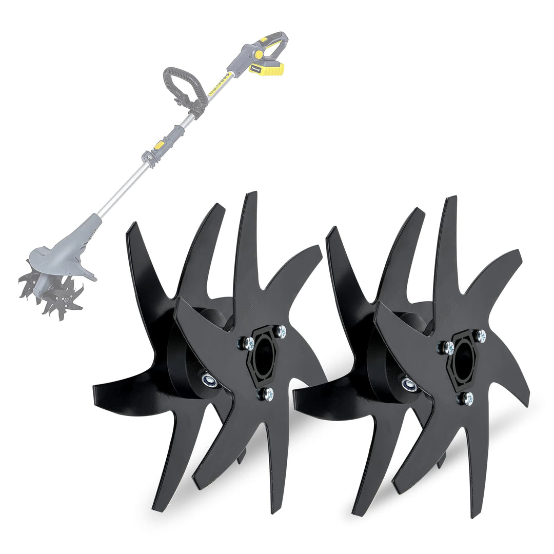 Vertikutierer Aufsatz für elektrische Bodenhacke mit Akku, Handvertikutierer zum Lüften von Rasen un