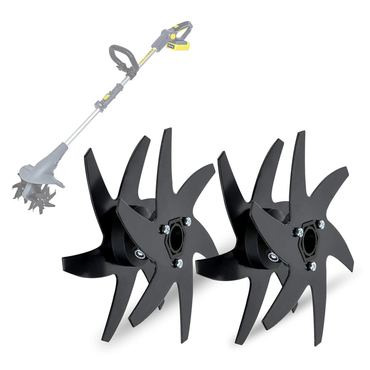 Vertikutierer Aufsatz für elektrische Bodenhacke mit Akku, Handvertikutierer zum Lüften von Rasen un