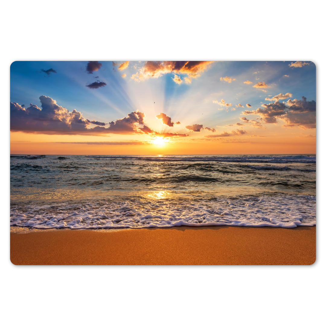 KitchenYeah© Platzsets Abwaschbar 6-Teilig 45x30 cm Tischsets Platzdeckchen rutschfeste Platzset Unt