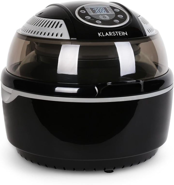 Klarstein VitAir Heissluftfritteuse Fritteuse, 1400 Watt, fett-frei Frittieren + Backen + Grillen +