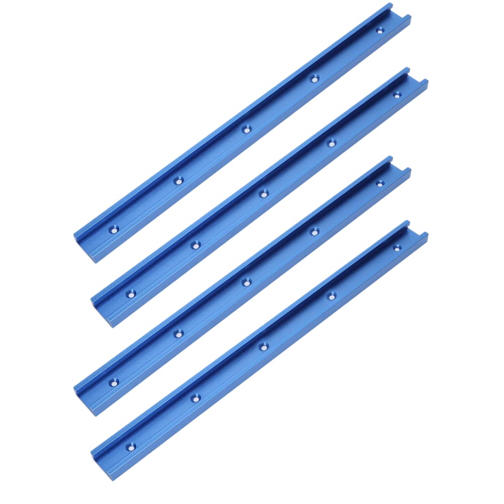 4pcs 800mm T-Gleis Schiene Aluminium T-Schlitz Gehrungsschiene Jig für Holzbearbeitung, 4pcs 800mm