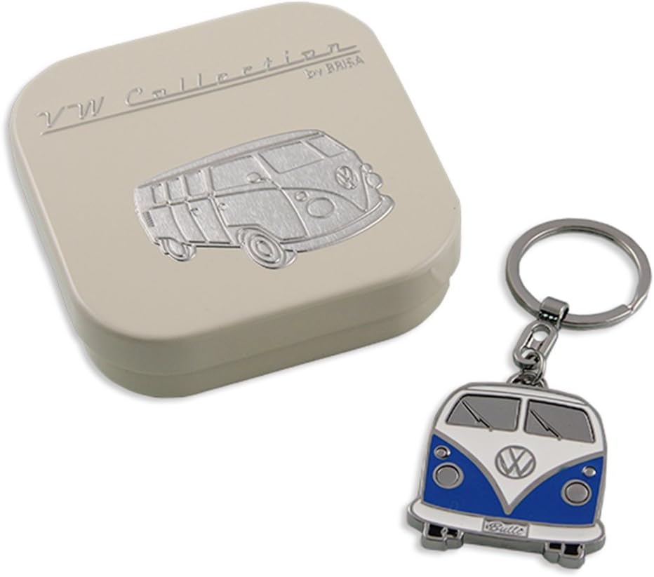 BRISA VW Collection - Volkswagen Emaillierter Metall Schlüssel-Anhänger-Ring Schlüsselbund-Accessoir