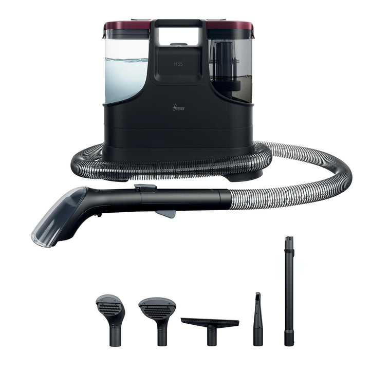 Hoover HS5 Heat Waschsauger, Fleckenreiniger und Nass-Trocken-Sauger mit Warmwasser für Teppiche, So
