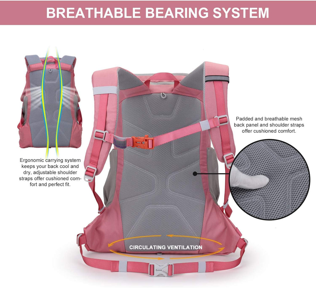 MOUNTAINTOP 35L Wanderrucksack Herren Damen Reiserucksack Trekkingrucksack Leicht Outdoor Camping Ru