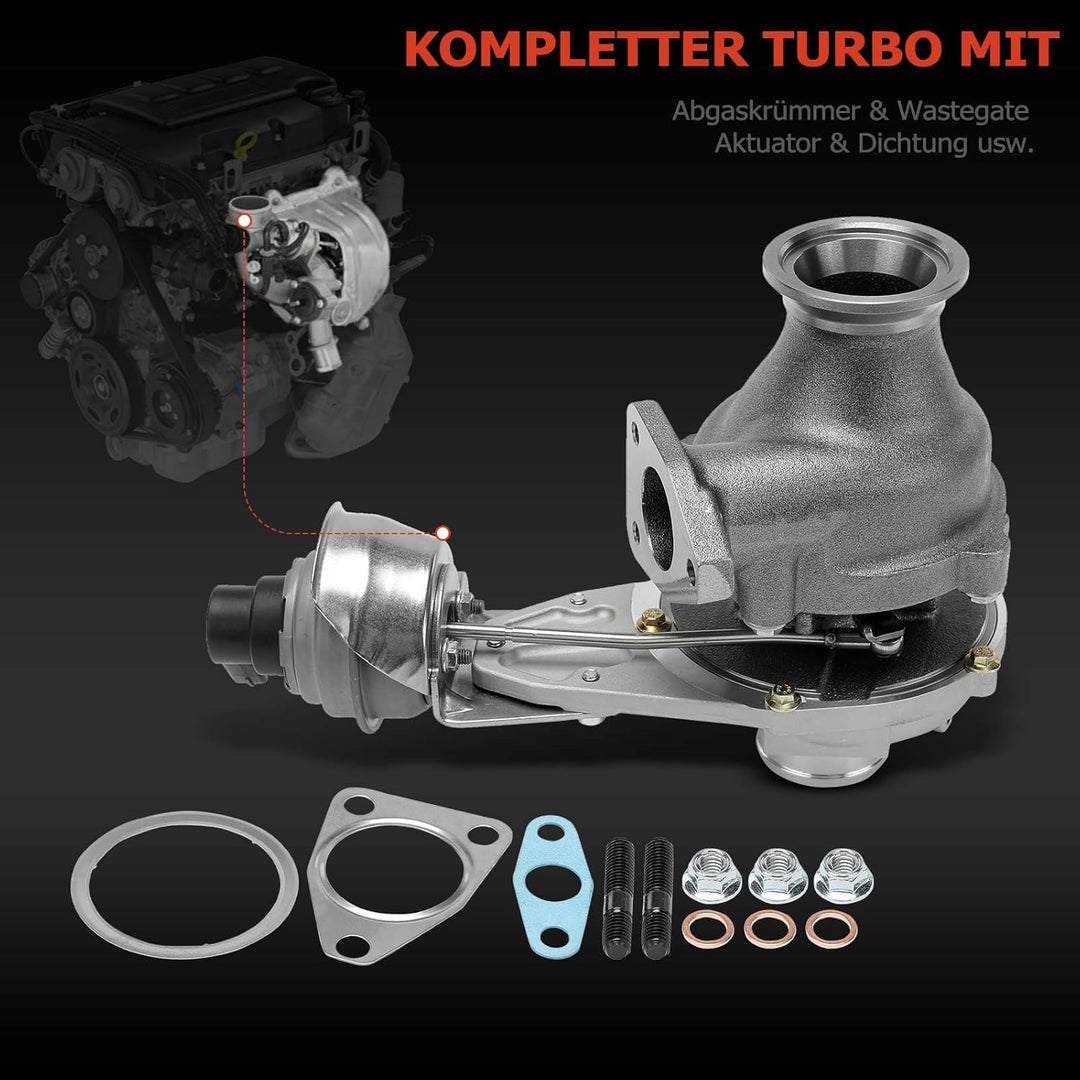 Frankberg Turbolader Drosselklappe Abgasturbolader 3-Polig Kompatibel mit Punto Evo 199 1.6L Diesel