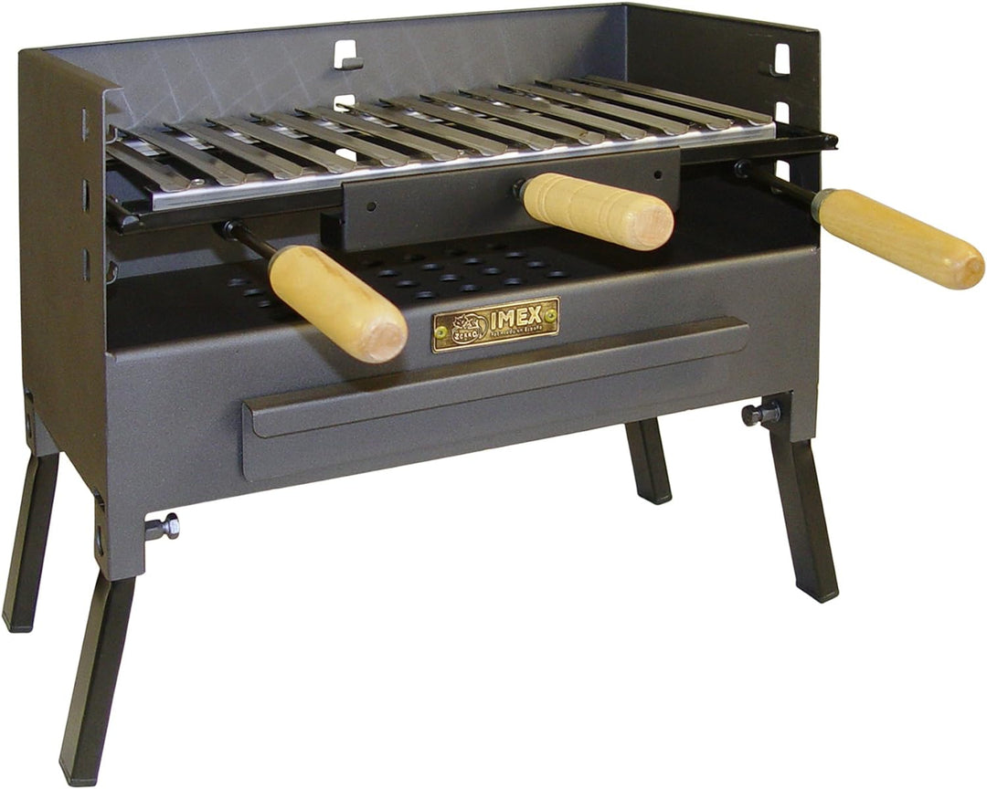 Imex El Zorro Grill mit Grill, Schwarz, 43,5 x 24,5 x 39,5 cm, 71422.0