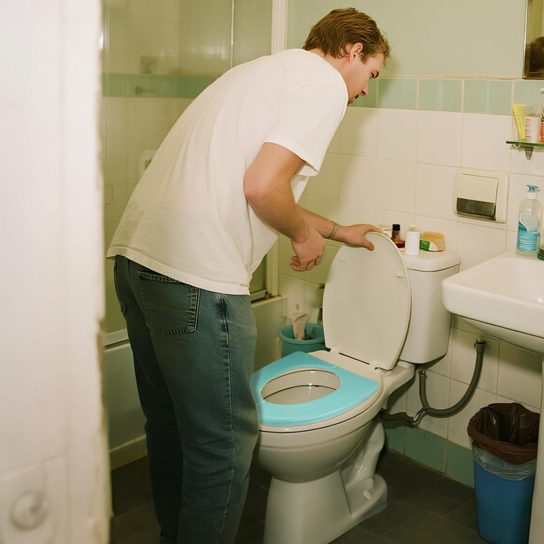 Klappbarer Toilettensitzbezug Tragbarer Töpfchensitzkissenpolster Kunststoff Für Reisen Und Zuhause