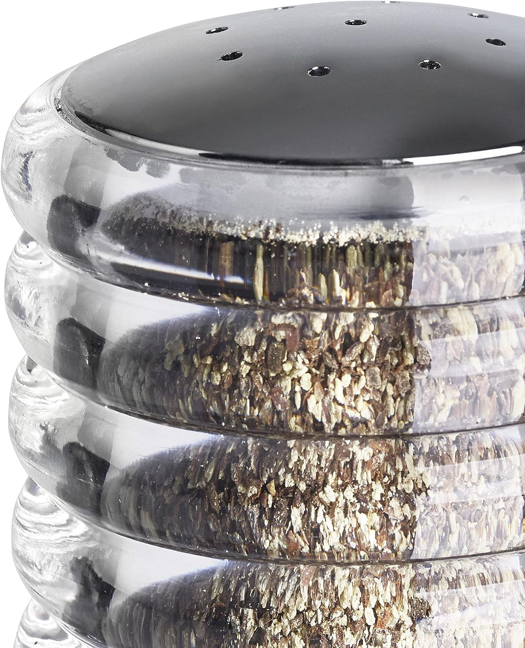 Cole & Mason H820950 Beehive Salz und Pfefferstreuer, Acryl/Chrom, 70mm, Geschenkset 10 x 5 x 7 cm,