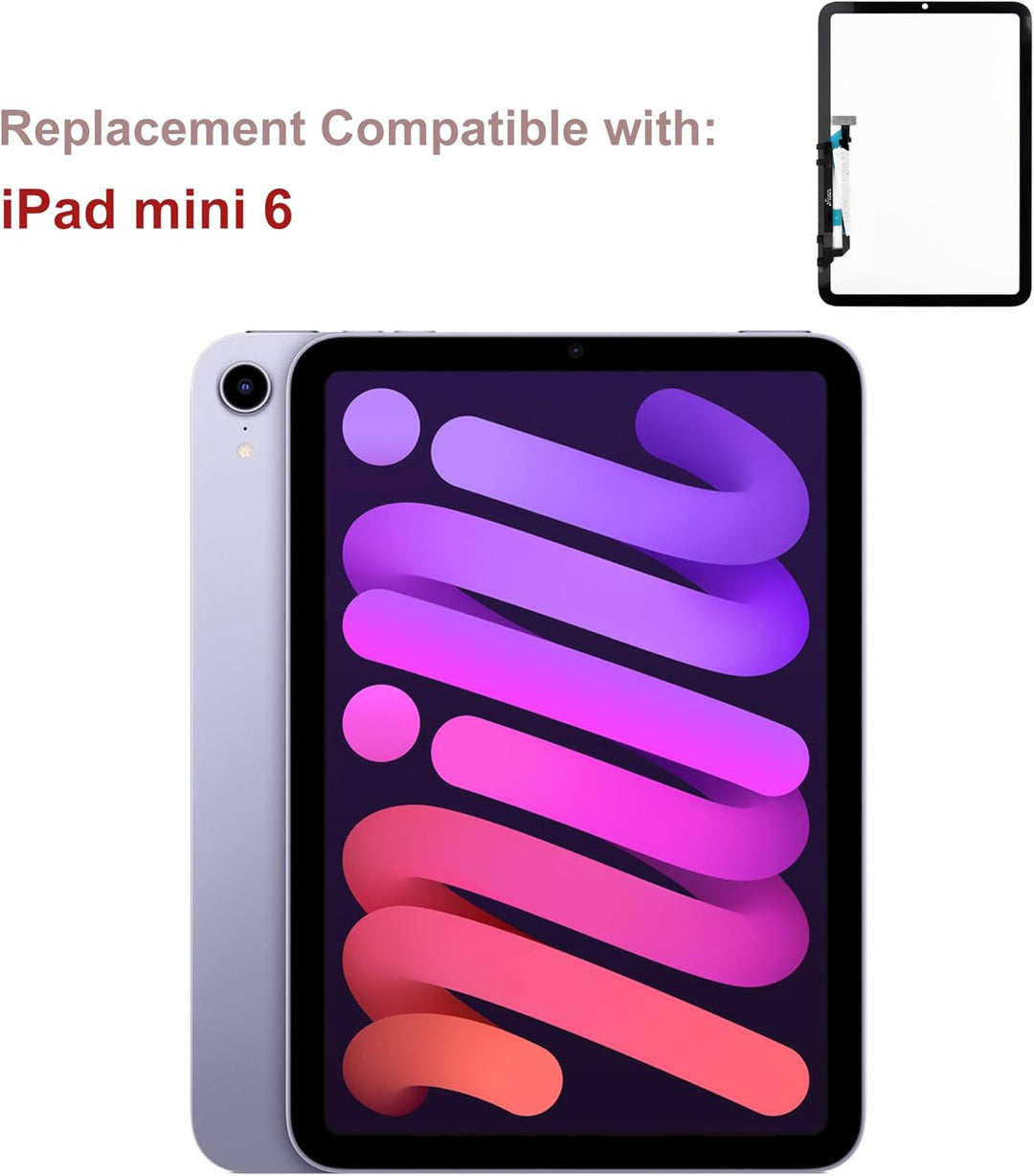 Neue Touchscreen Glas Digitizer Ersatz für iPad mini 6 A2567 A2568 A2569 Touchscreen Frontglasscheib