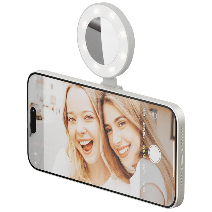 ShiftCam SnapPocket Light - LED-Selfie-Ringlicht mit Vier Helligkeitsstufen und integriertem Akku -