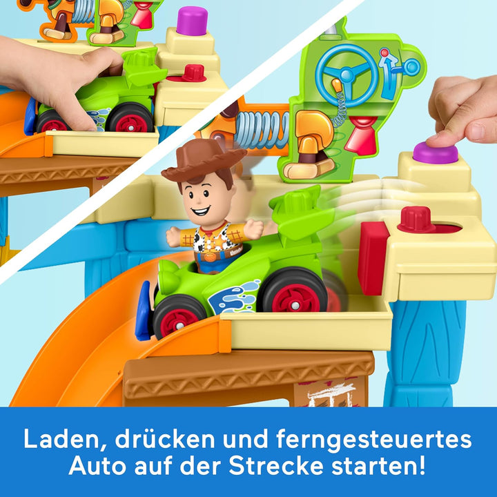 Fisher-Price Little People Kleinkindspielzeug Disney Pixar Toy Story Andys Zimmer Spielset mit Woody