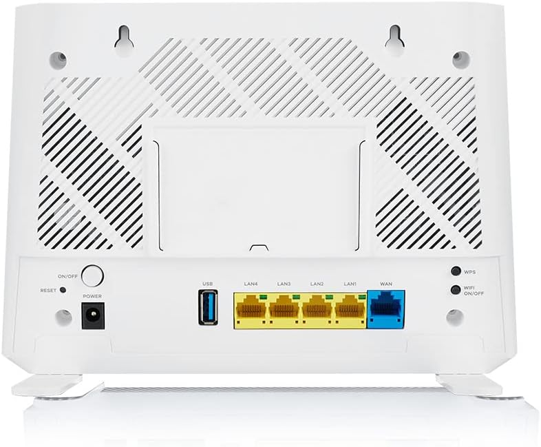 Zyxel WiFi 6 AX1800 Dual-Band Wireless Router | 1.1200 MBit/s 5GHz | 600 2, 4GHz, EasyMesh | Einfach