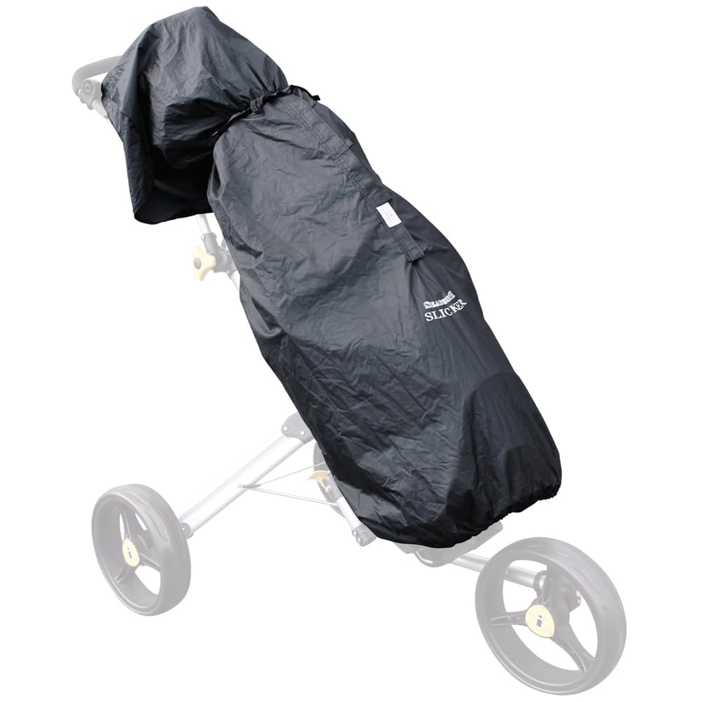Masters Seaforth Slicker Regenhaube, für Golftasche, umhüllt komplett schwarz - schwarz, schwarz - s