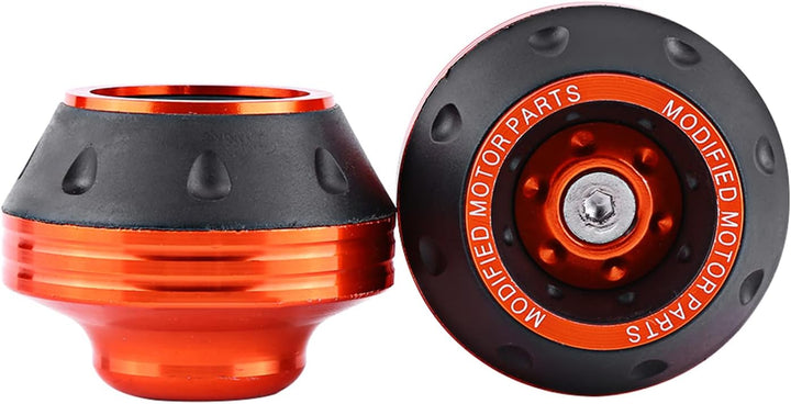 Aluminium-Rahmenschieber für Vorderradgabel, Sturzschutz, Motorrad, Roller (ORANGE), ORANGE