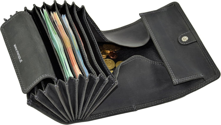 Menzo Kellnerbörsenset 12 MONATE GARANTIE! Mit Fach für Gastro-Computer aus echten Leder, Kellnerbör