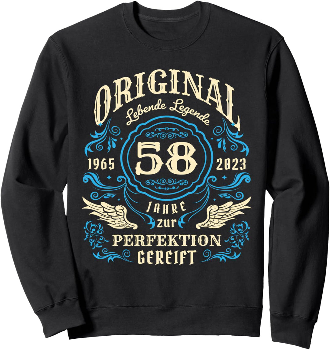 Original Lebende Legenden wurden 1965 geboren 58. Geburtstag Sweatshirt