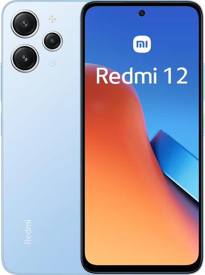 Xiaomi Redmi 12 4G 4GB RAM 128GB Sky Blue Black, Black