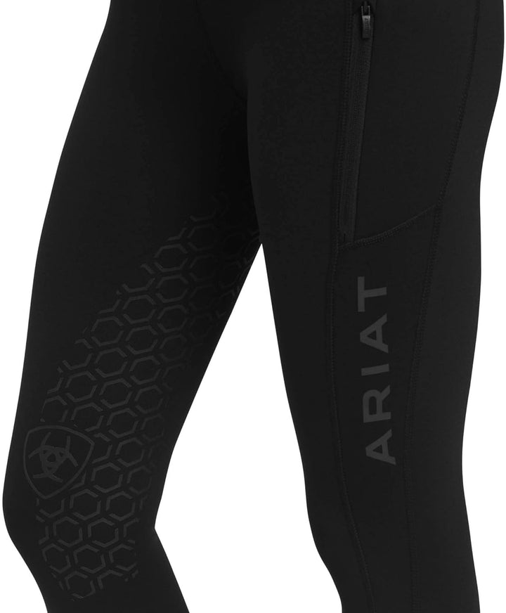 ARIAT 2022 Damen Venture Thermal Half Grip Tight 10041346 - Estate Blue - XS Schwarz, XS Schwarz