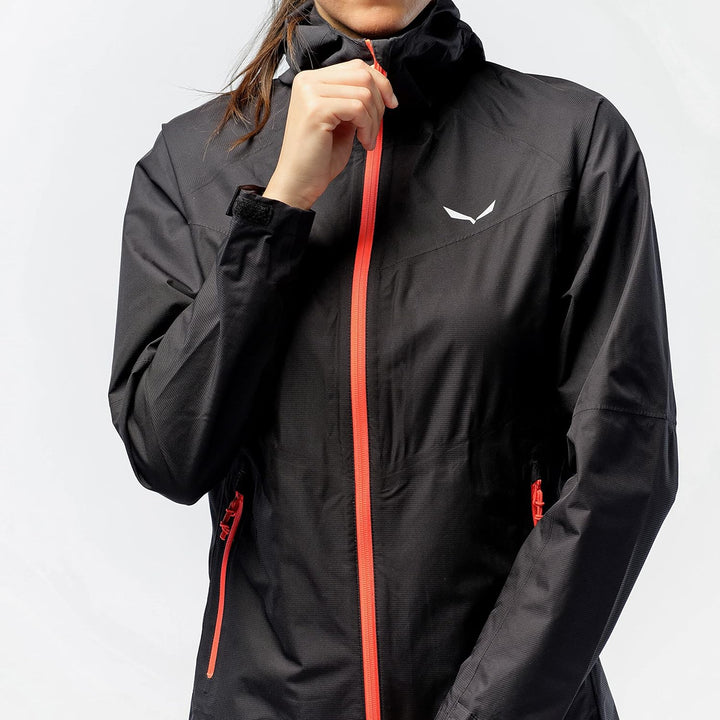 Salewa Damen Puez (Aqua 3) Ptx W Jkt Regenjacken L BLACK OUT/6080, L BLACK OUT/6080