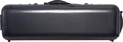 Geigenkoffer Glasfaser Safe Oblong 4/4 carbon looking - cream M-Case + Music bag