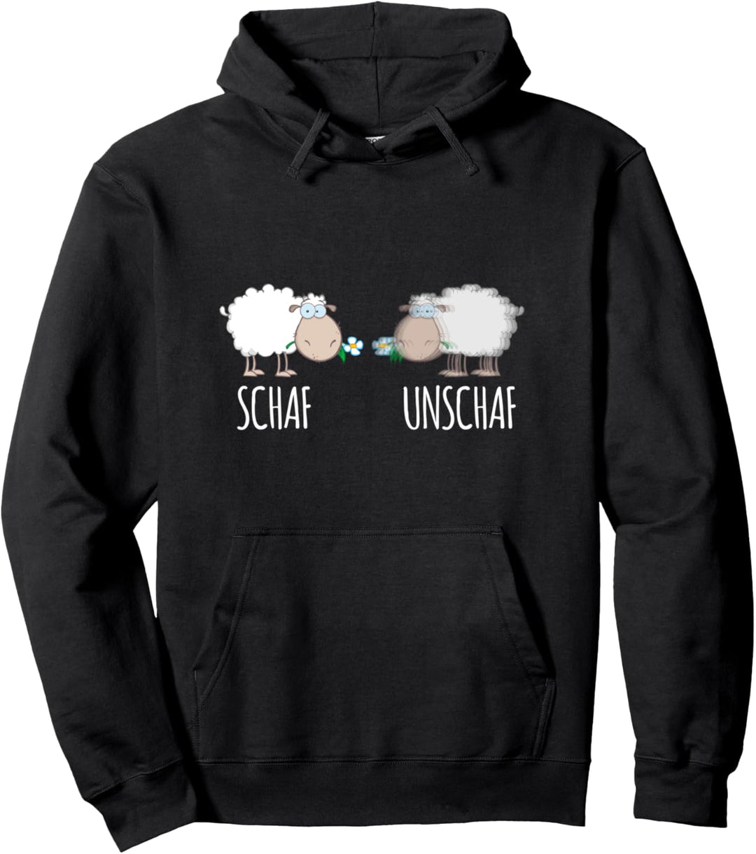 schaf unschaf Spruch Landwirtschaft Trecker Biobauer Pullover Hoodie