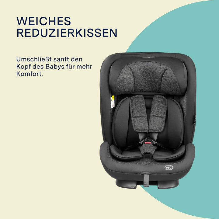 PEG VIAGGIO TT Evolutiver und neigungsverstellbarer i-Size-Autositz, zugelassen für Kinder von 76 bi