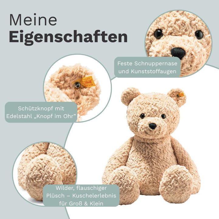 Steiff 067181 Teddybär Jimmy - 55 cm - Kuscheltier - Hellbraun