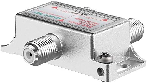 Axing SVS 1-00 Satelliten-Breitbandverstärker (25dB, 47-2200 MHz) &amp; SVE 20-01 2-Fach SAT-Verteiler S