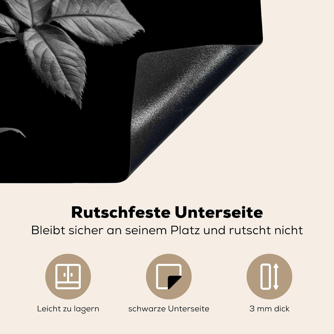 Herdabdeckplatte Einteilig Küche Herdabdeckung Induktionsfeld Ceranfeld Herdabdeckplatten Vinyl Matt
