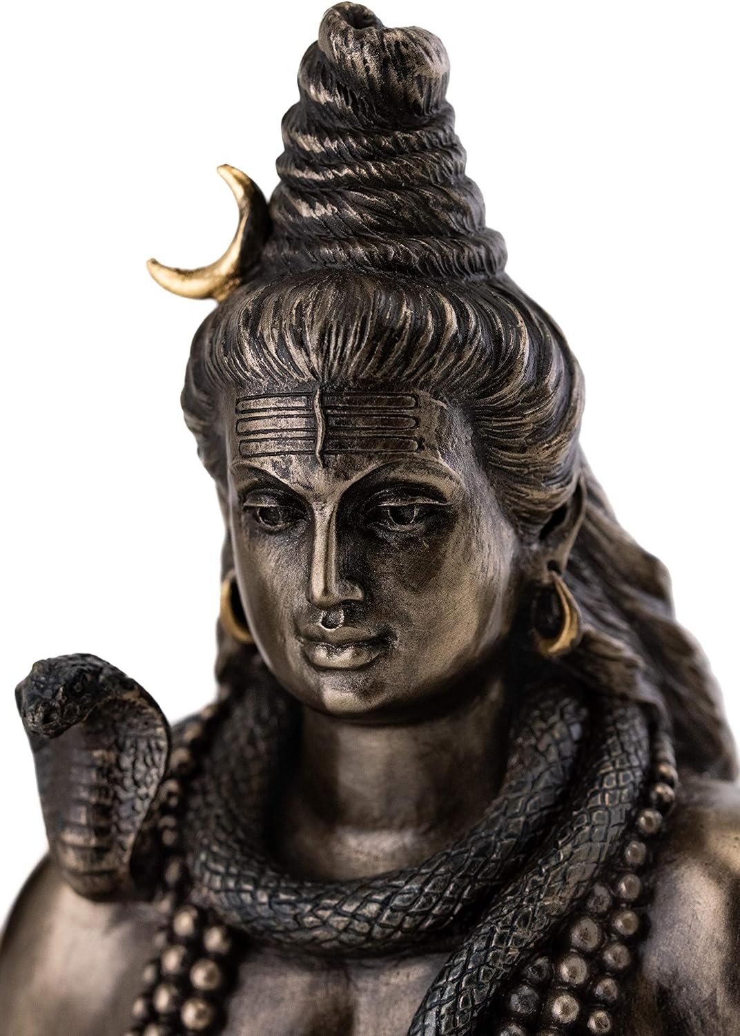 Top Collection Shiva in Padmasana Lotus Pose Hindu Statue Figur Figur Buddha Cold Cast Bronze, Cold