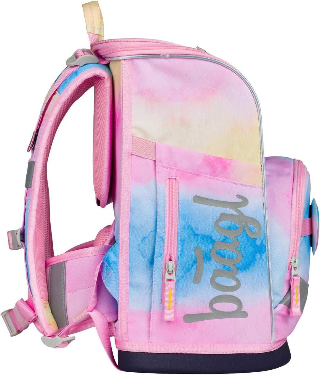 Baagl Schulranzen Mädchen Set 3 Teilig (Zippy Schultasche für 1. Klasse, Mäppchen, Turnbeutel), Grun