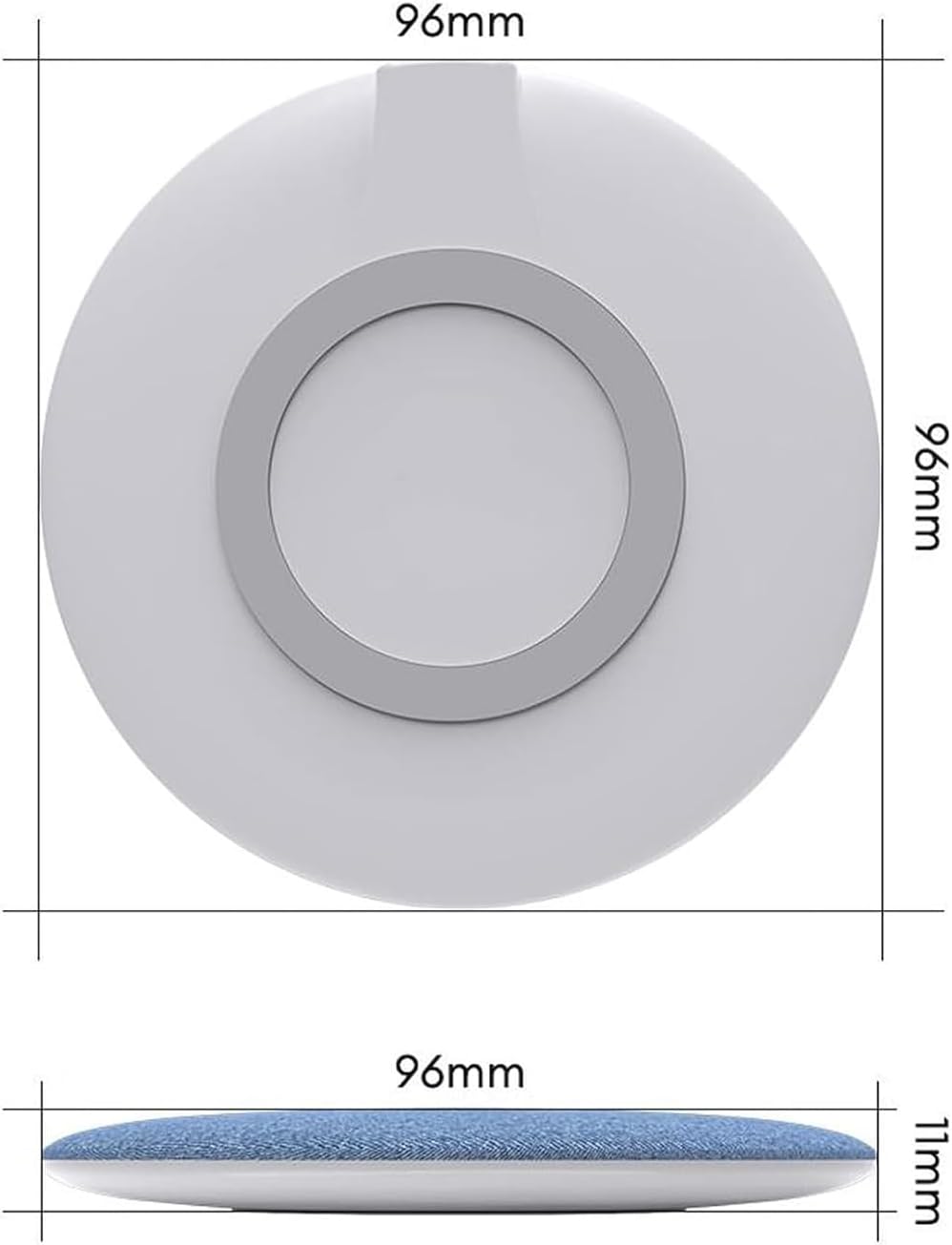 Ultra-Thin Bluetooth Pillow Speaker with Bluetooth 6.0, Ultraflacher Bluetooth Kopfkissenlautspreche