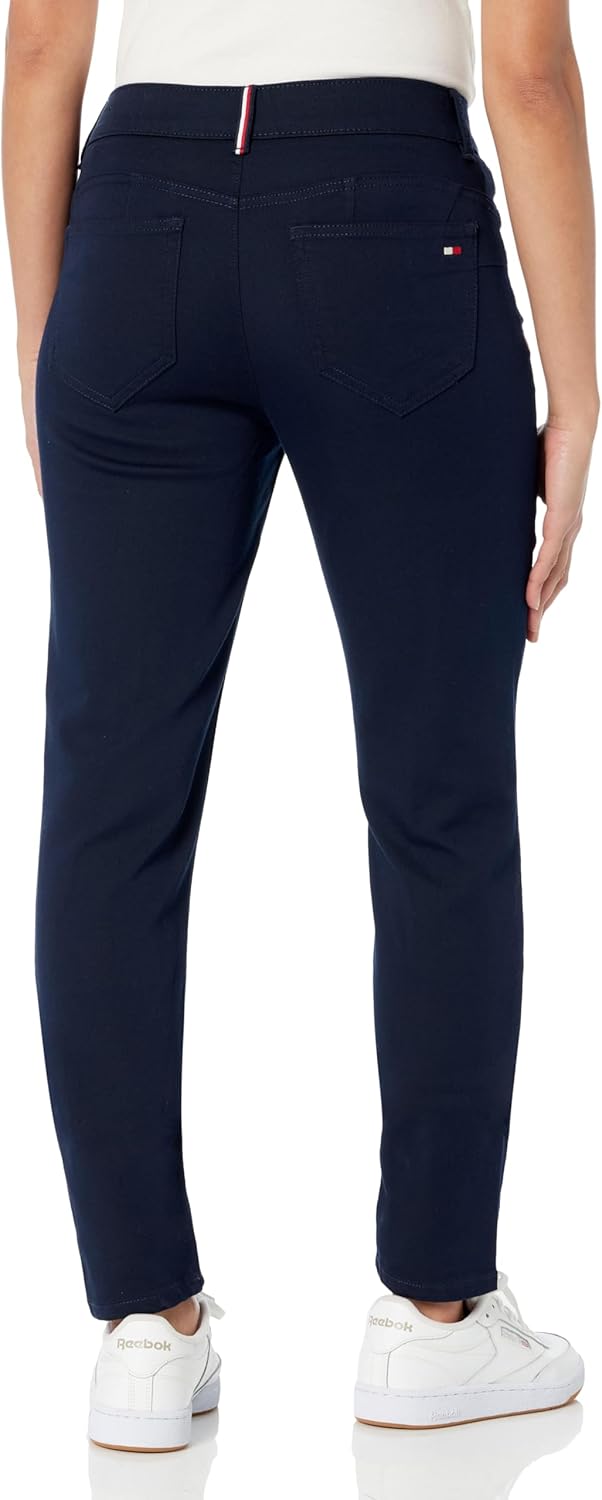 Tommy Hilfiger Damen Th Flex Harlem U Skinny Hw Black Hosen 38 Kapitän des Himmels (Sky Captain), 38