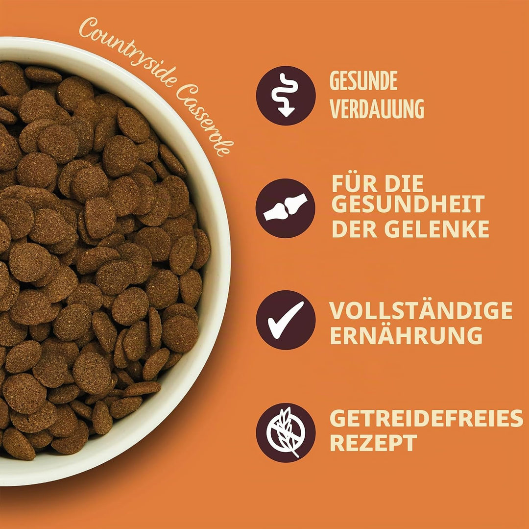 Lily's Kitchen natürliches Trockenfutter für ausgewachsene Hunde Huhn und Ente Getreidefreies Rezept