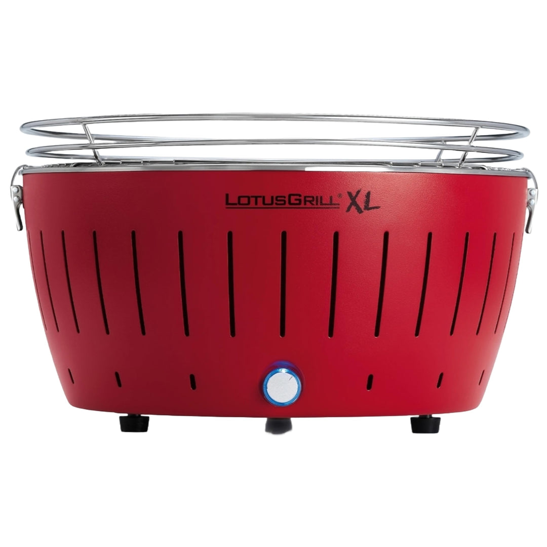 LotusGrill Kohlegrill Serie 435 XL, Zitrus, 43,5 x 35 x 25,7 cm, Rot Red, Red