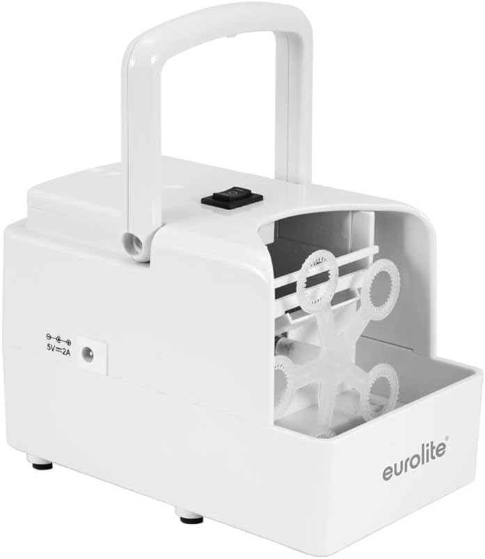 EUROLITE B-20 Mini-Seifenblasenmaschine | Mini-Seifenblasenmaschine mit Batteriebetrieb