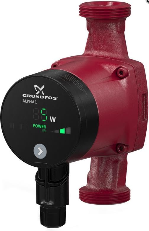 Grundfos Heizungsumwälzpumpe ALPHA1 230 V PN 10 180mm Typ 32-40 Rp 1 1/4Z