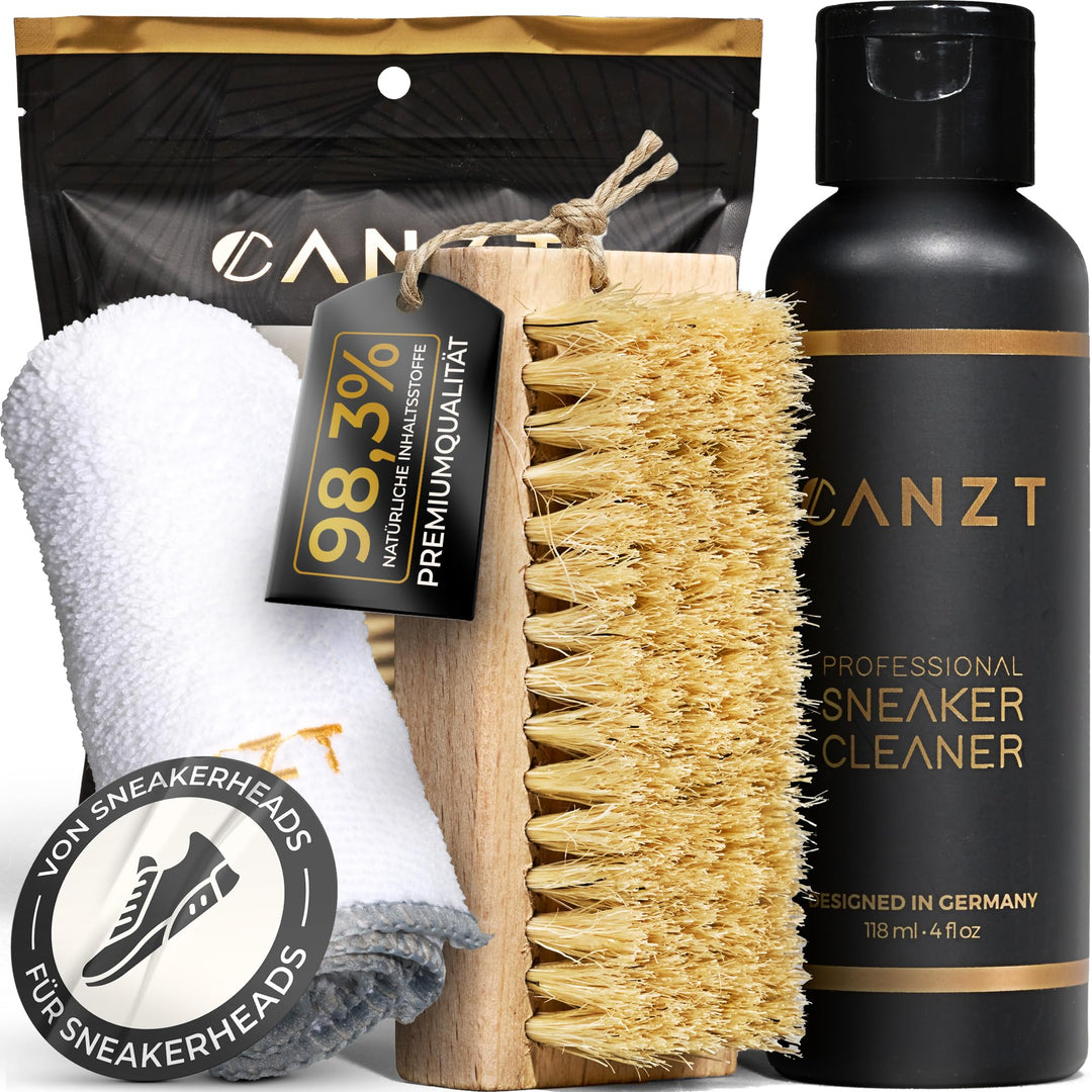 Sneaker Reiniger Set – Schuhreiniger & Sneaker Cleaner für Wildleder, Nubuk, Suede & Stoff – Schuhpu