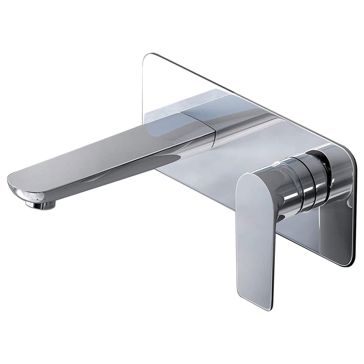doporro Design Wandarmatur aus Messing Waschbeckenarmatur für Wandmontage Einhebel-Waschtischmischer