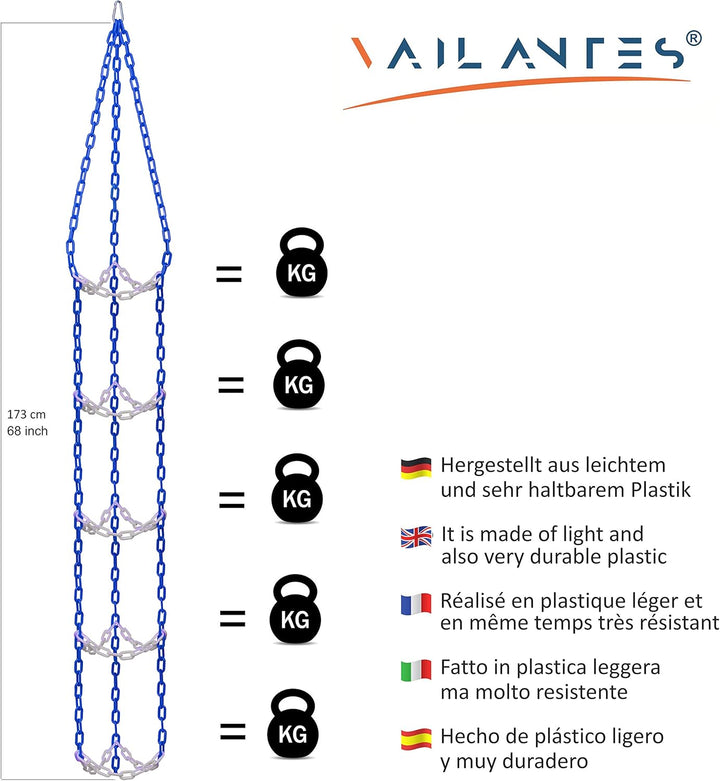 Vailantes Universal-Ballhalter für Basketball, Fussball, Volleyball - Ballaufhänger - Aufbewahrung v
