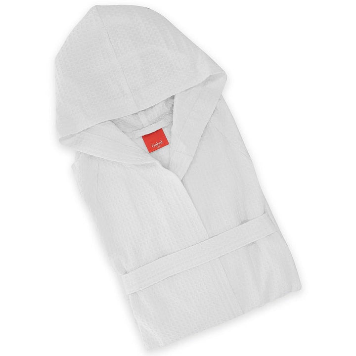 Gabel Golf Bademantel mit Kapuze, Baumwolle, 10 Weiss, L L 10 Weiss, L 10 Weiss