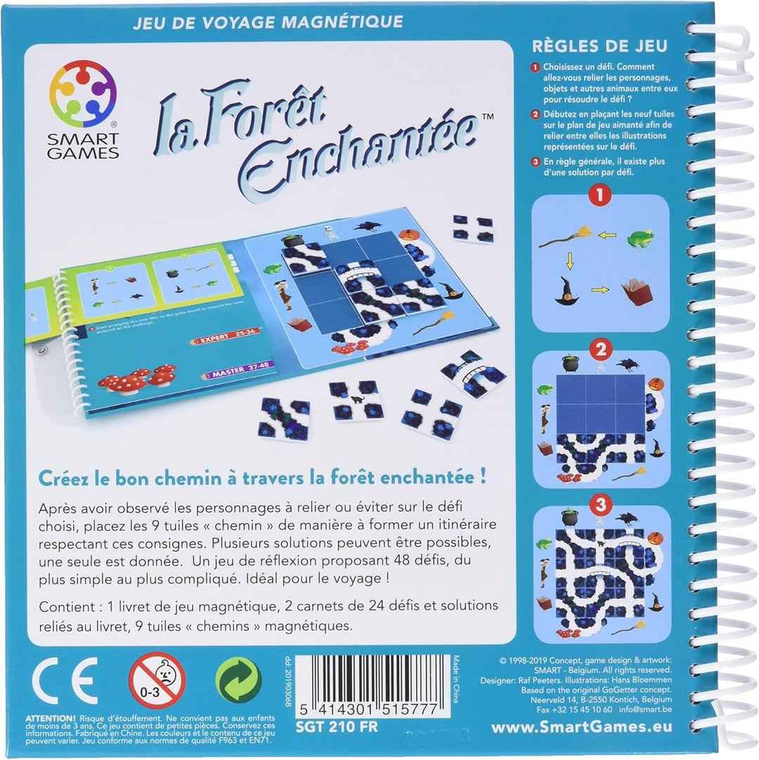SmartGames - Magic Forest, Magnetic Puzzle Game with 48, 8+ Years