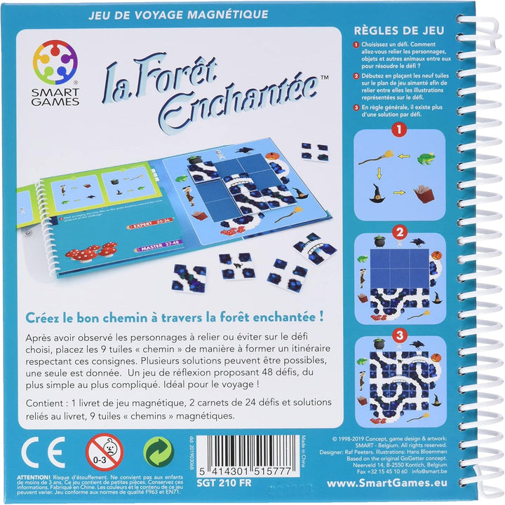 SmartGames - Magic Forest, Magnetic Puzzle Game with 48, 8+ Years