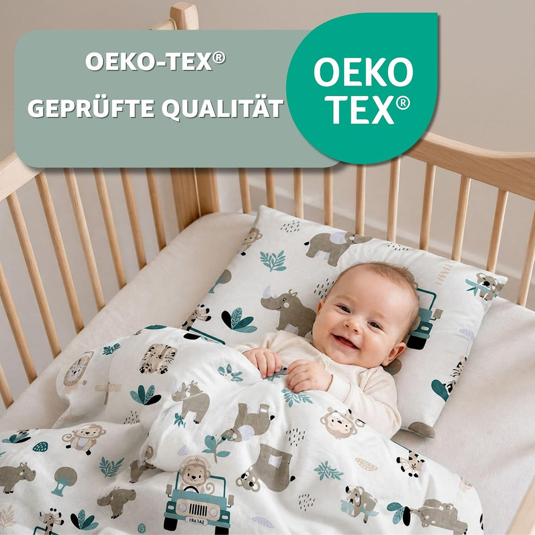 Kinderbettwäsche 100x135 Baumwolle – Bettwäsche Kinder Baby Jungen Mädchen Bettwäsche-Sets Bettbezug