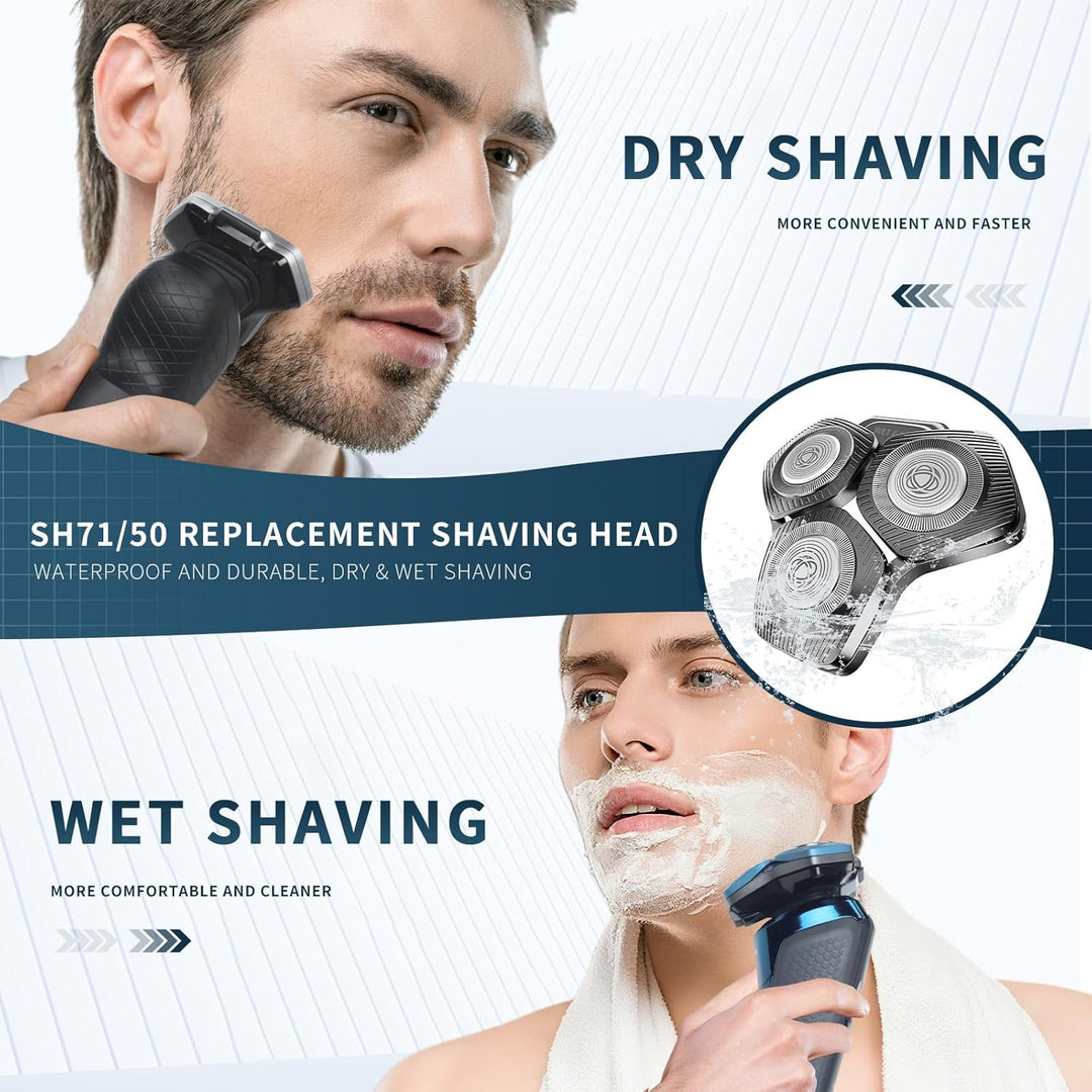 SH71/50 Scherköpfe kompatibel mit Phil*is S5000 Serie (S5XXX), S7000 (S7XXX), SH60/70 und SH71/50, 2