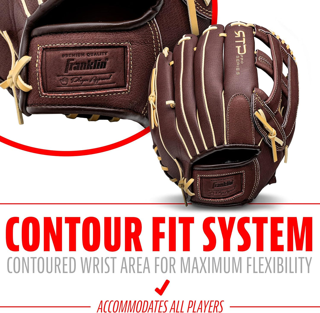 Franklin Sports RTP Pro Baseball-Handschuhe, für Infield, Outfield, Baseball-Handschuhe 33 cm – H-We
