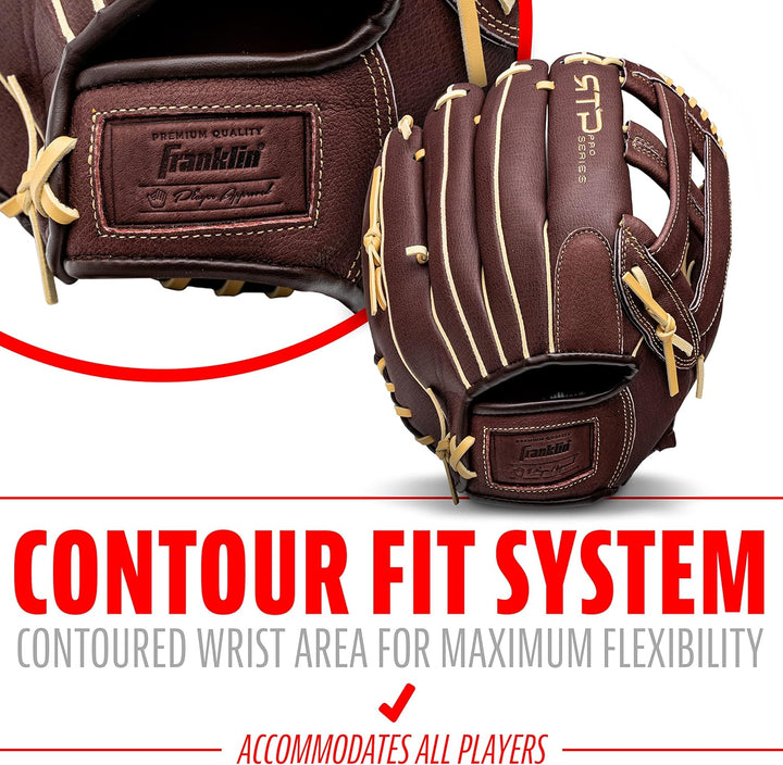 Franklin Sports RTP Pro Baseball-Handschuhe, für Infield, Outfield, Baseball-Handschuhe 33 cm – H-We