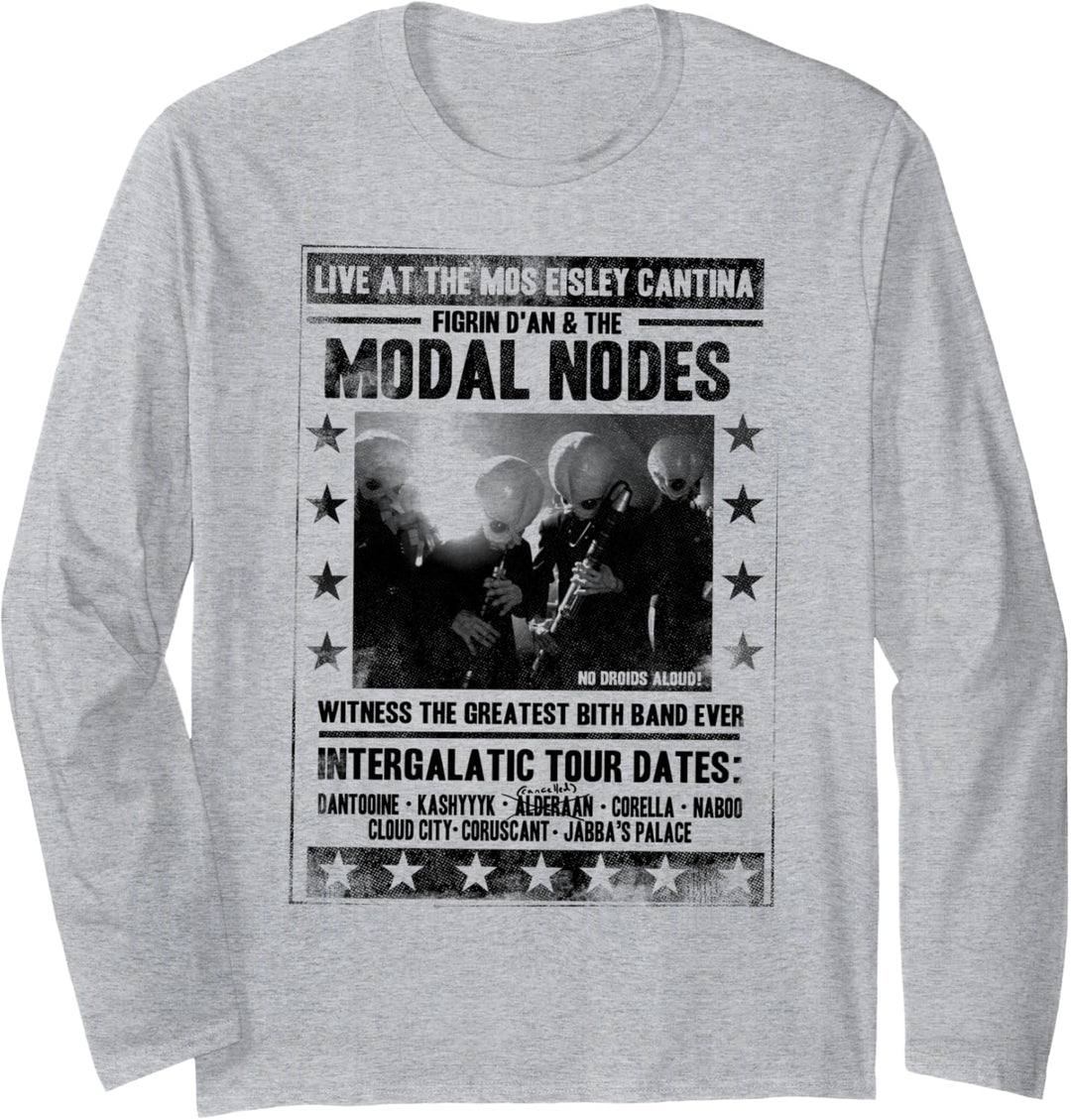 Star Wars Cantina Band Concert Poster Langarmshirt