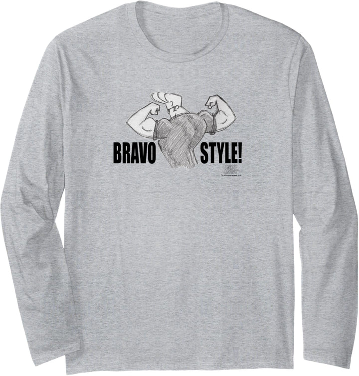Johnny Bravo Style Langarmshirt